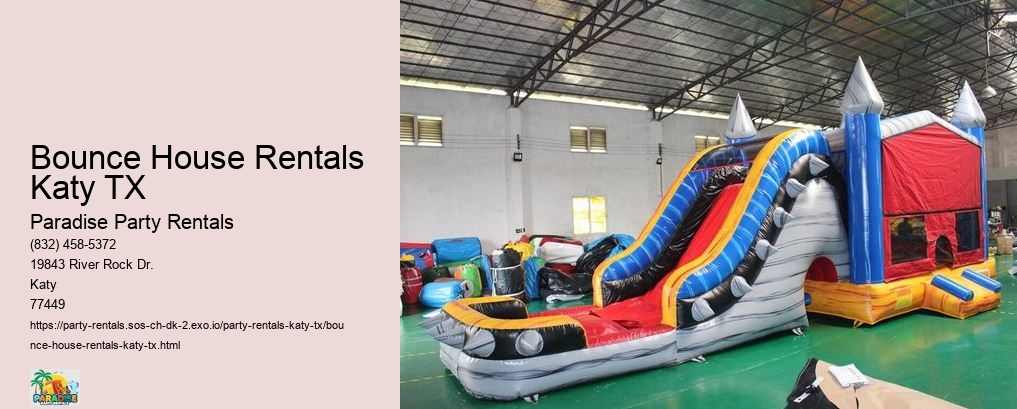 Transform Your Katy Event into a Spectacular Affair with Paradise Rentals!