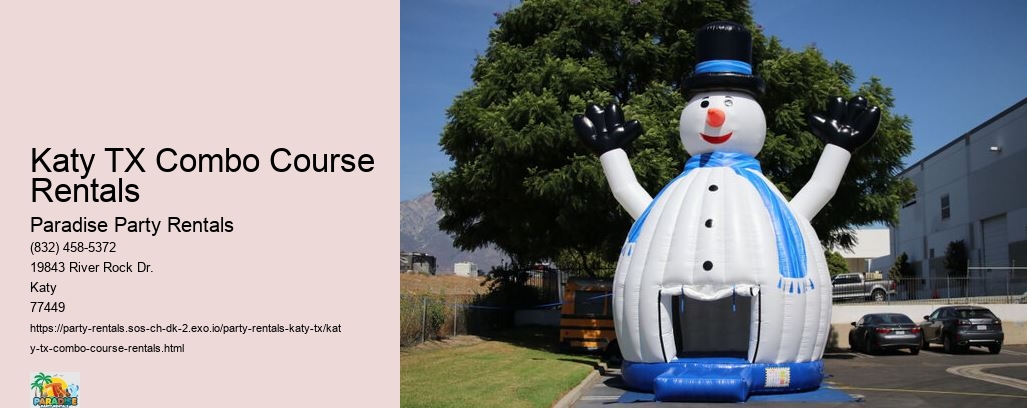 Plan Memorable Moments in Katy with Paradise Party Rentals Expertise!