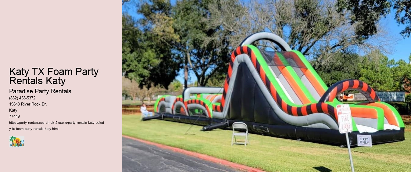 Katy TX Foam Party Rentals Katy 
