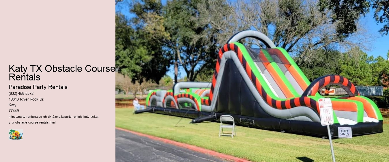 Katy TX Obstacle Course Rentals 