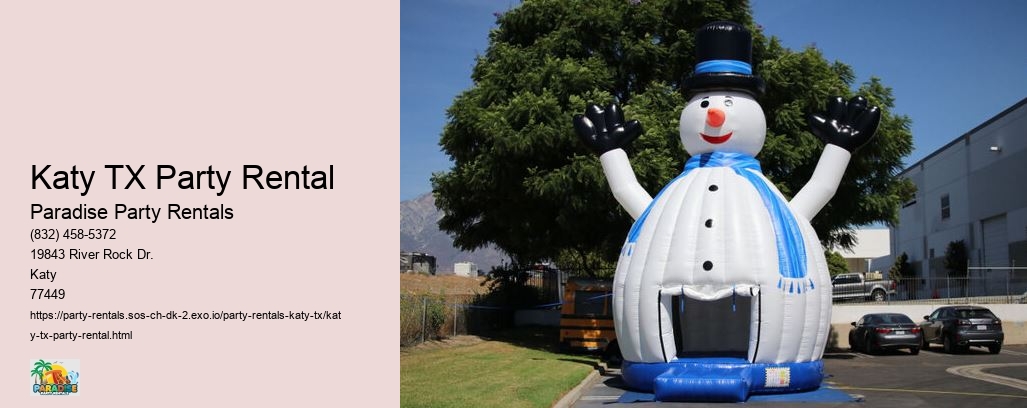 Elevate Your Event with Paradise Party Rentals Premier Selection