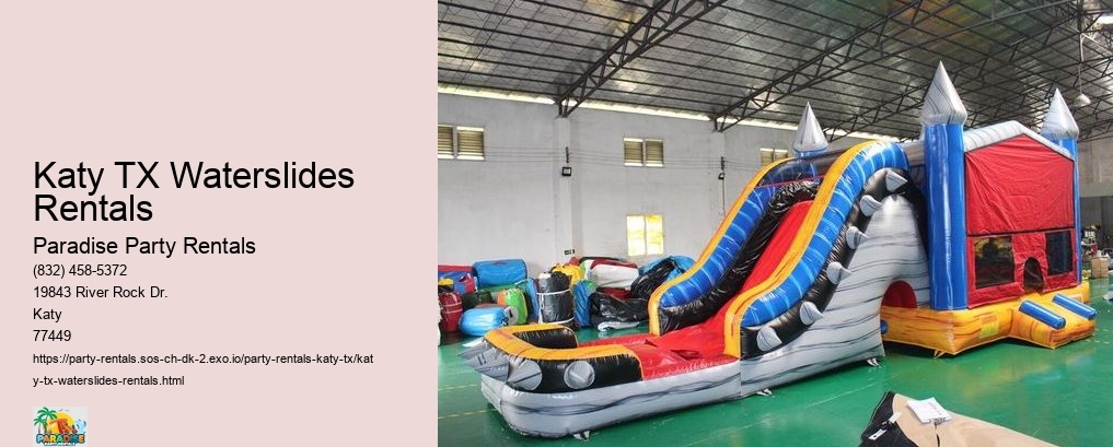 Paradise Party Rentals: Katy TX Trusted Name for Event Perfection!